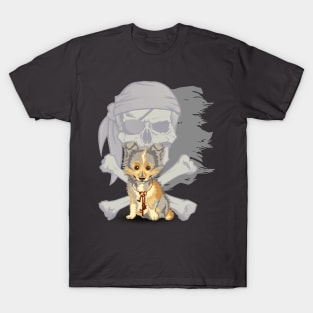 Pirate Dungeon Prison Keys Puppy Dog T-Shirt